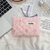 Canvas Printed Makeup Bag for Women Cute Portable Small Cosmetic Bags Case Travel Storage Toiletries Bag