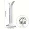 1pc Universal Headphone Stand, Flexible & Adjustable Fits All Sizes, Sleek Desk Organizer for Gaming, Office, Studio Headsets
