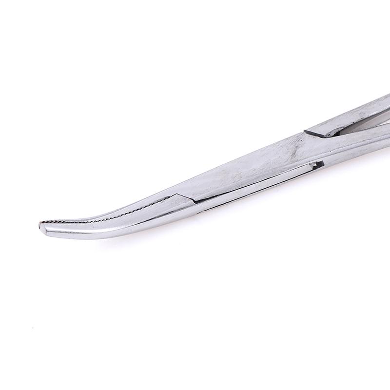 Stainless Steel Locking Forceps Curved Mosquito Hemostat Tool 12.5Cm Length