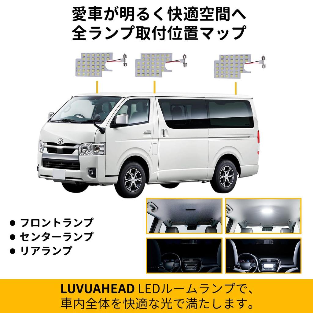 LUVUAHEAD Hiace Compatible 200 DX Perfect Dedicated Design 4 Type 5 Type 6 7
