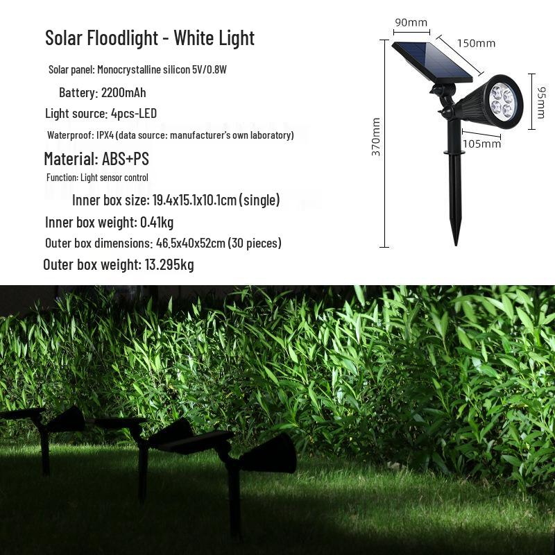 Solar Tree Spotlight for Outdoor Gardens - Illuminate Your Landscape with Sunset Glow