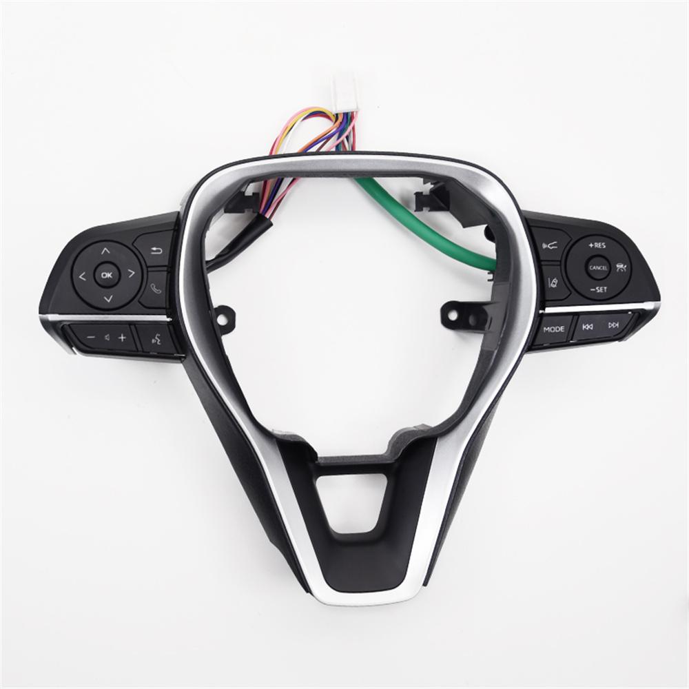 Multifunction Steering Wheel Cruise Control Button Switch With Frame Fit for Toyota Corolla Levin 2019-2022