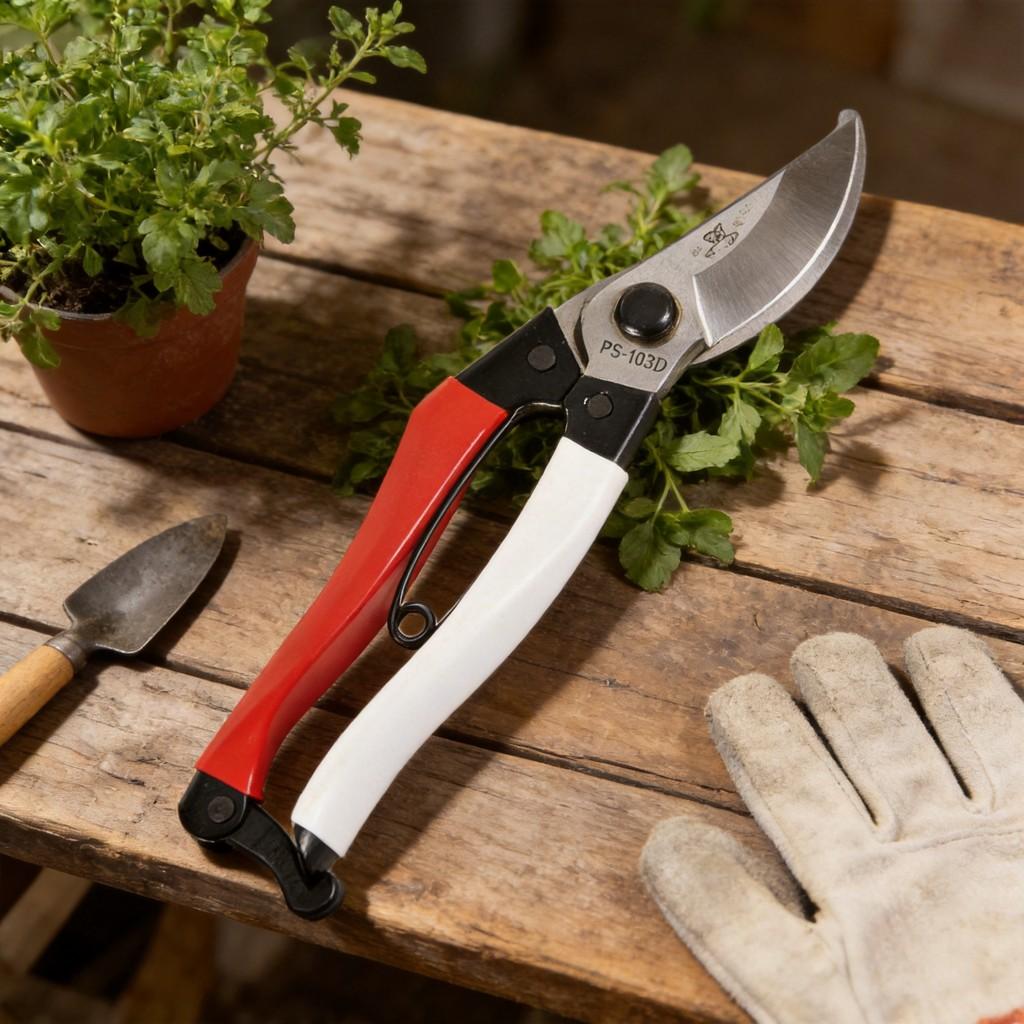 Garden Pruning Shears Handheld Horticulture Tool With Ergonomic Handles For Flower And Tree Maintenance
