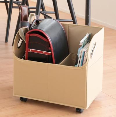 Yamazen Schoolbag Storage Box with 6kg Weight Schoolbag Storage Living Room Study Fully 38cm Wide X 26cm Deep X 34cm Kids (YAMAZEN) Wagon, Wagon,