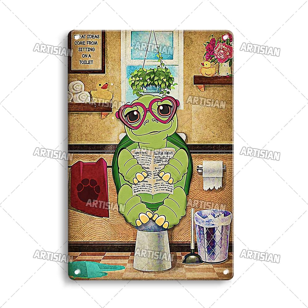 Artisian Toilet Metal Plaque Tin Sign Nice Butt Arse Sweet Cheeks Bathroom Washing Room Decorative Plate Wall Decor Garage Bar