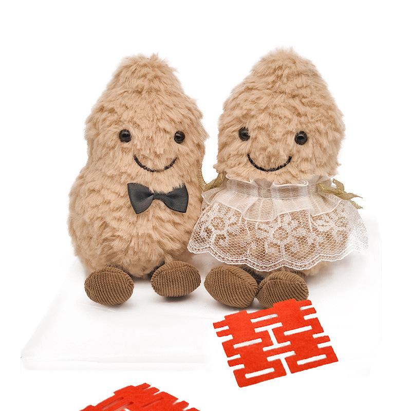 Gel fun diamond doll hand bouquet doll wedding decoration doll marriage proposal simulation diamond ring souvenir