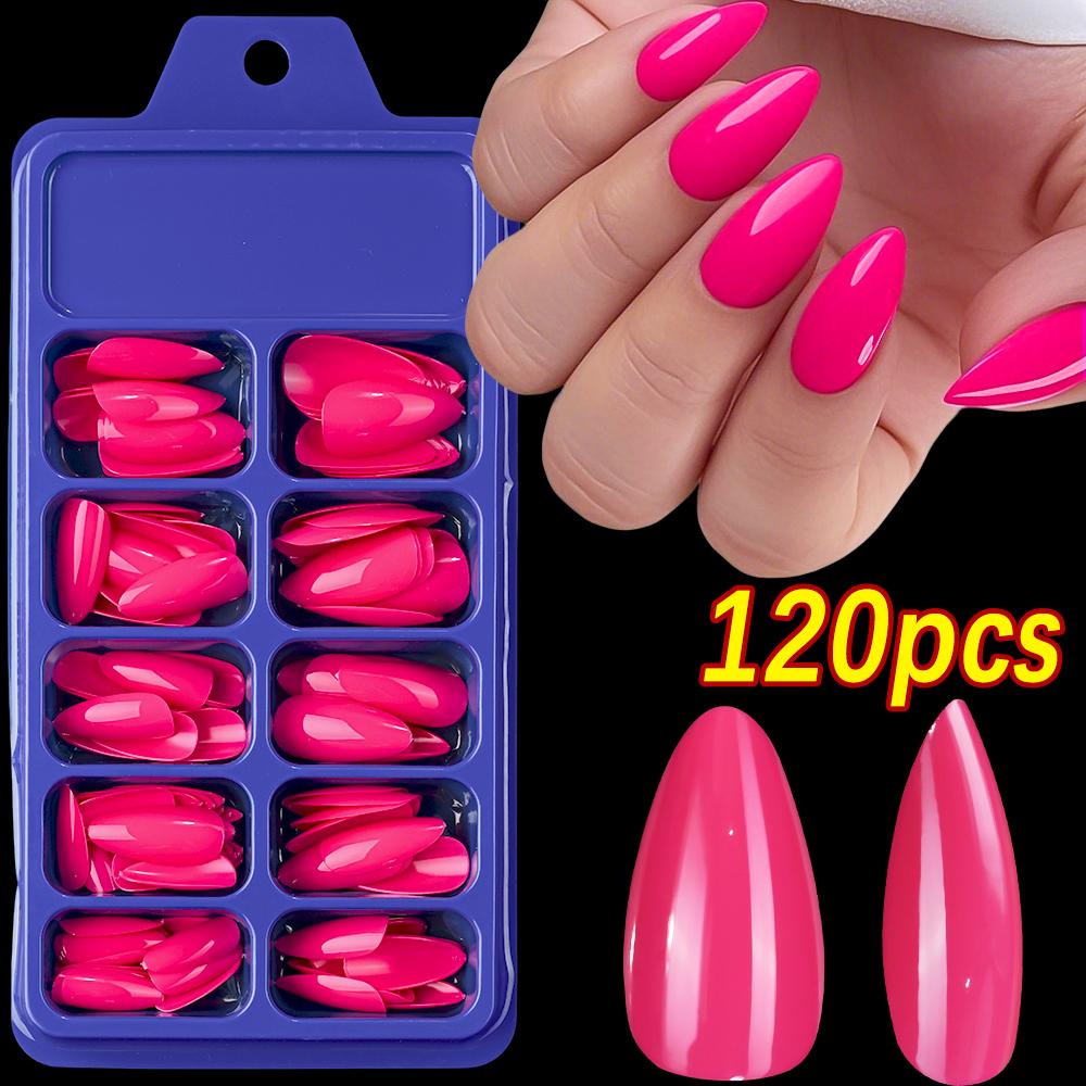 120Pcs Short Square Wine Red Press on Nails Classic Vintage Red False Nails Full Cover Acrylic Fake Nails DIY Wearable Nail Tips