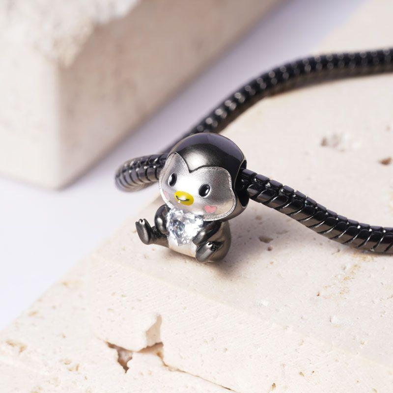 Copper Cute Dog Cat Dangle Beads Fit Original Apandorad Charms Bracelets Trinket Diy Bead Women Jewelry Making