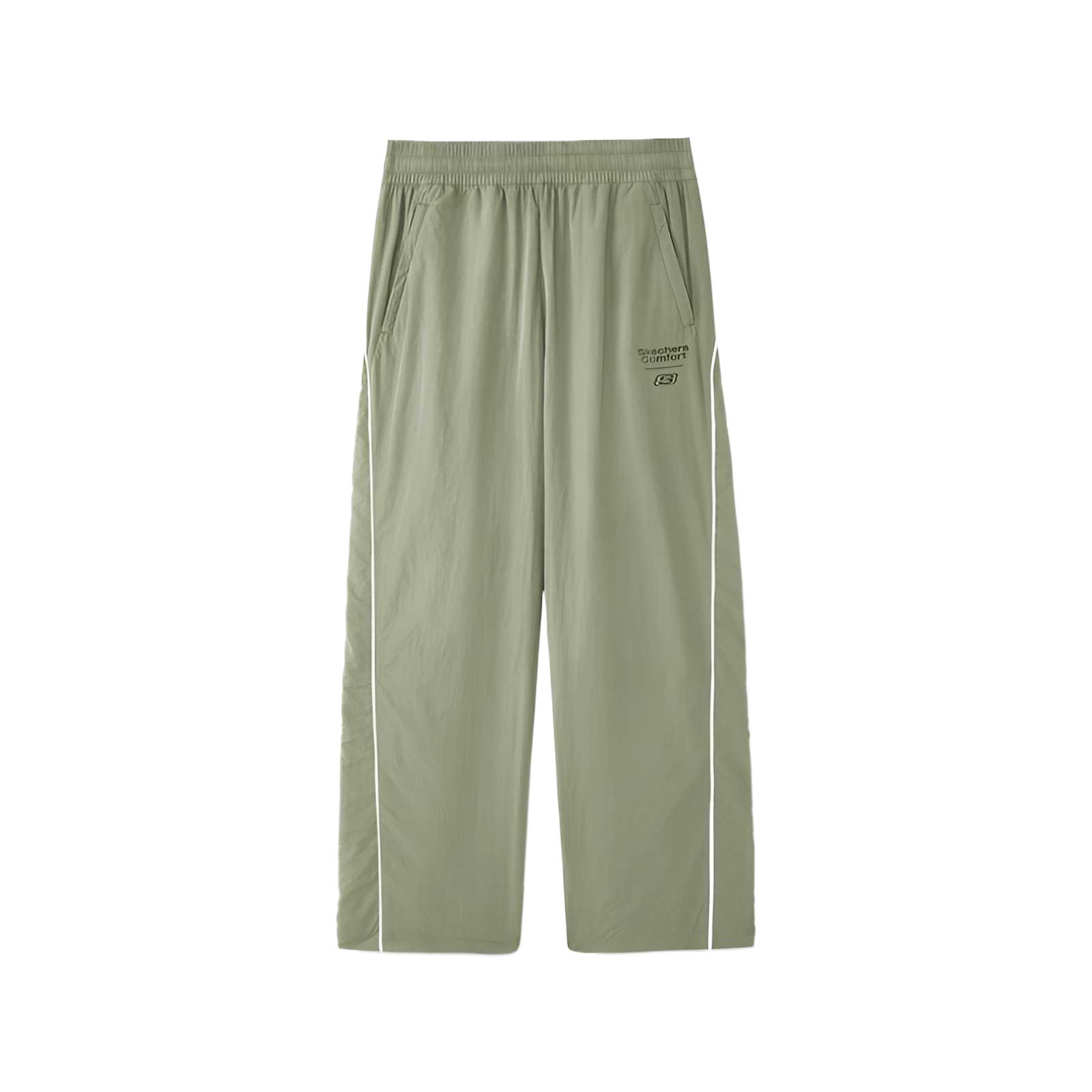 Skechers Water Resistant Windproof Fleece Lined Warm Durable Loose Soft Comfortable Wide Leg Casual Pants Men bottoms L325M087-01DR S
