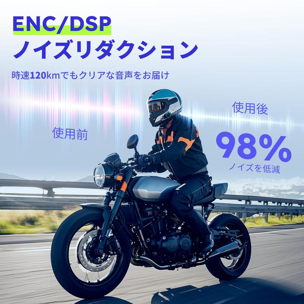 MAXRUNON Motorcycle Income D10 Motorcycle Incom, 4 People Simultaneous Calling, Japanese Speech Recognition, FM