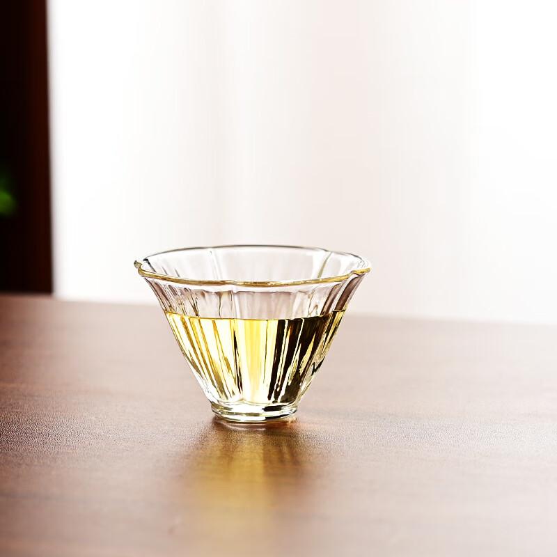 Heat-Resistant Glass Hibiscus Tea Cup