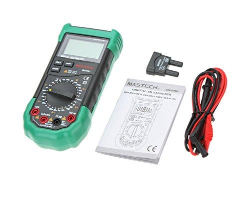 MS8261 LCD-Hintergrundbeleuchtung Digitales Multimeter AC/DC-Spannung Strom Widerstand Kapazität HFE Transistor Tester 3,5-stelliger Multi-Meter