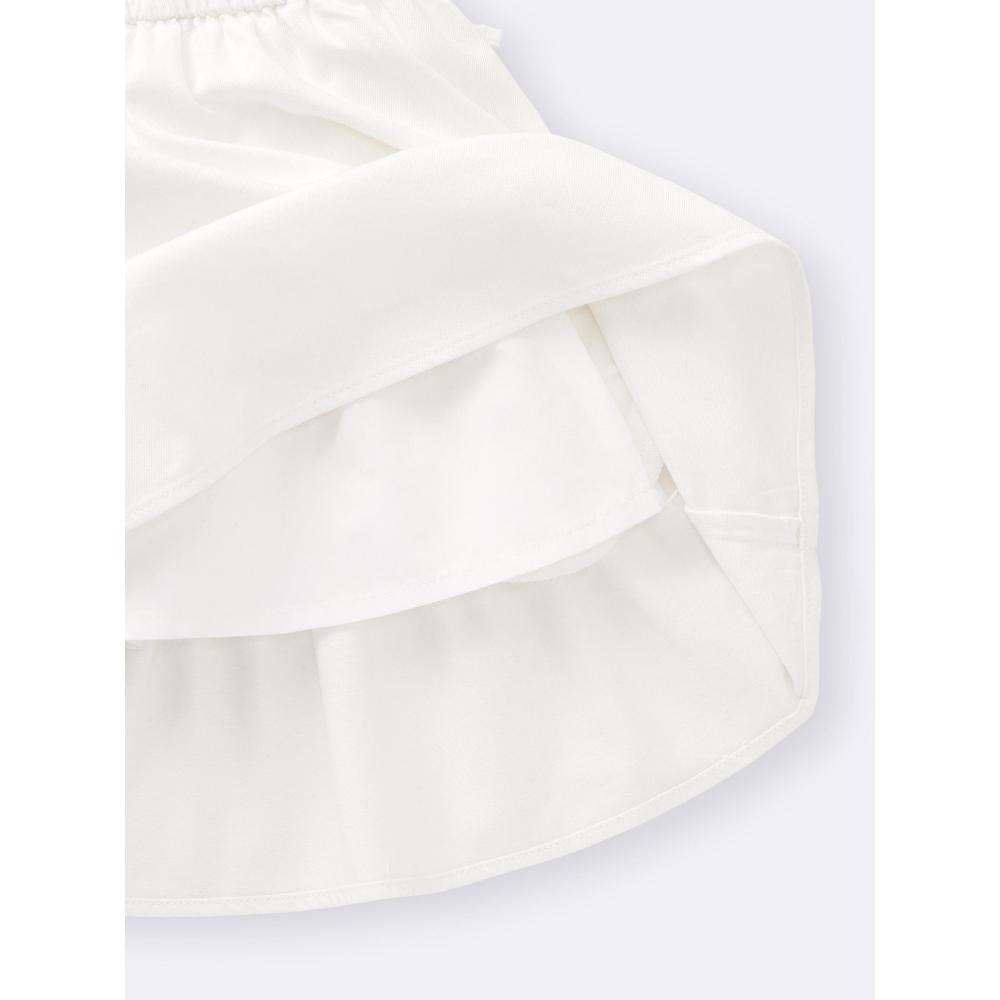 Gu By Uniqlo Girls Denim Off Shoulder Dress