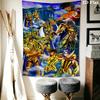 Saint Seiya Legend Continues Tapestry Background Cloth Fashion Print Background Wall Hanging Cloth Soft Christmas Gift