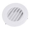 100mm Round Vent Cover 4 Inch ABS Exhaust Vent Oblique Louver Grille Cover for Bathroom Office