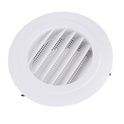 100mm Round Vent Cover 4 Inch ABS Exhaust Vent Oblique Louver Grille Cover for Bathroom Office