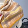 New Winter Pure Cashmerethicken Warm Shawl Scarf Women Long Female Scarves Lady Color Lattice Tassel Shawl Wraps High Quality