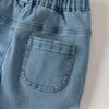 DAVE&BELLA Girls' Ruffle Trim Flare Denim Jeans