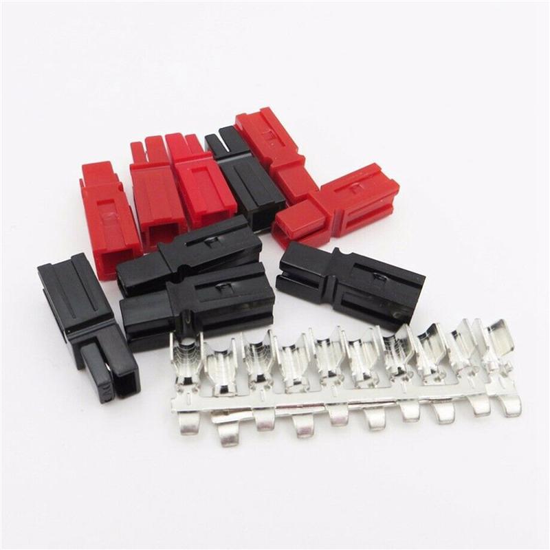 30 Pairs 30A Amp 600V Power Marine Connector Pole Red Black For Anderson Powerpole