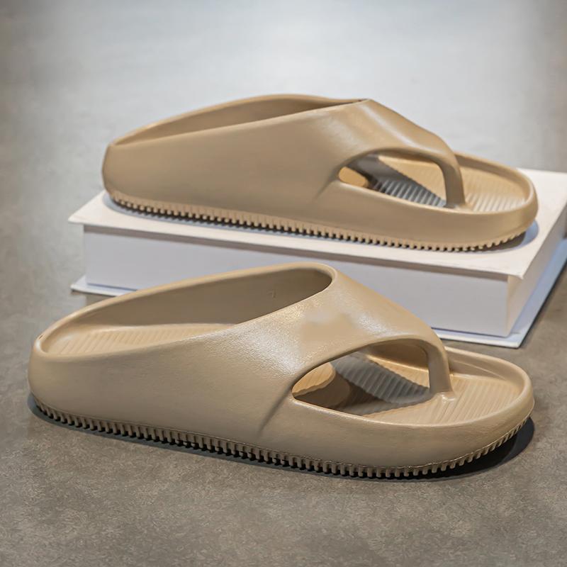 Summer Eva Men Slippers Non-slip Mens Flip Flops Outdoor Fashion Beach Shoes Lightweight Comfortable Indoor Home Bathroom Shoes