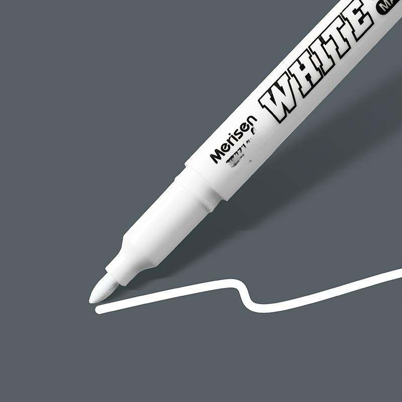 

2 White waterproof marker pens 2pcs білий