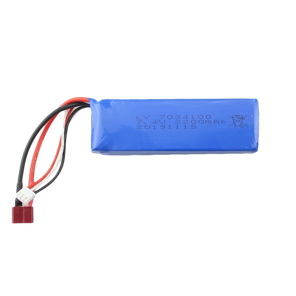 Batterie Generiche Per Hobby RC 2 Batterie LiPo 7,4V 2600mAh 25C Con Spina A T Per Auto RC WLtoys 144001 1/14 - Perfette Per Drift E Corse Batterie RC Per WLtoys 144001 - Foto 7