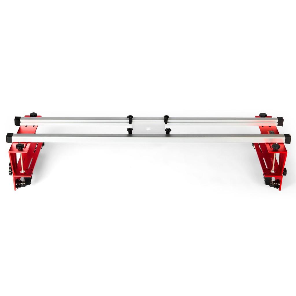 Router Sled, 64 inches, Portable and Easy to Adjust Slab Flattening Jig, DIY Woodworking Router Sled for Flattening Slabs, Slab Guide Jig Trimming