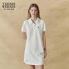Teenie Weenie Women's Embroidered Polo A-Line Dress