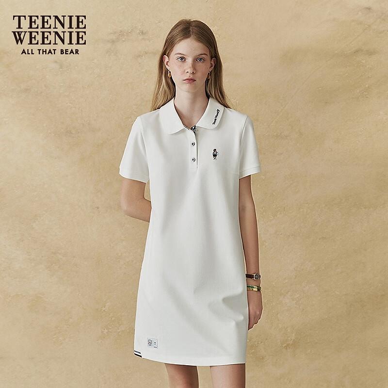 Teenie Weenie Women's Embroidered Polo A-Line Dress
