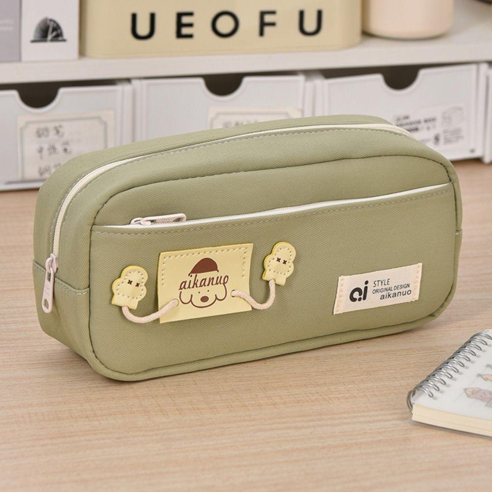 Double-layer Pencil Case Puppy Storage Bag Creative Stationery Organizer Students 03