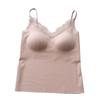 Lace Sexy Liquid Foundation Suspender Small Vest Women's Belly Cover with Chest Pad Beautiful Back Wear Inside Top White Underwear