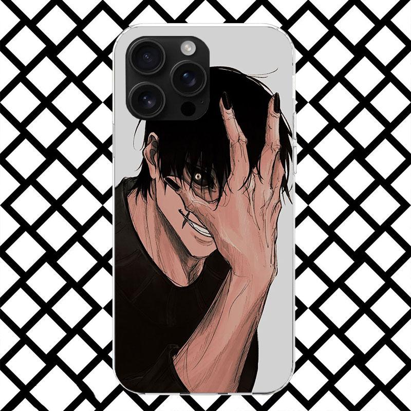 Kaisen J-Jujutsu Fushiguro Toji Handyhülle für iPhone 17 Air 16 16E 15 14 Plus 13 Mini 12 11 Pro Max 7 8 + SE 2020 Weiche Hülle Fu