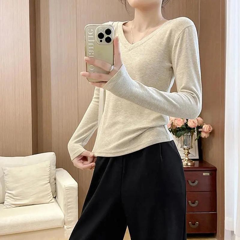 

Женская приталенная футболка с коротким рукавом и V-образным вырезом, черная M (90-105 lbs)