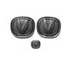 For Changan UNIV UNI-V 2023-2024 Car Steering Wheel Logo Front Rear Logo Car Wheel Logo Sticker Decor Cover Trim Accessories