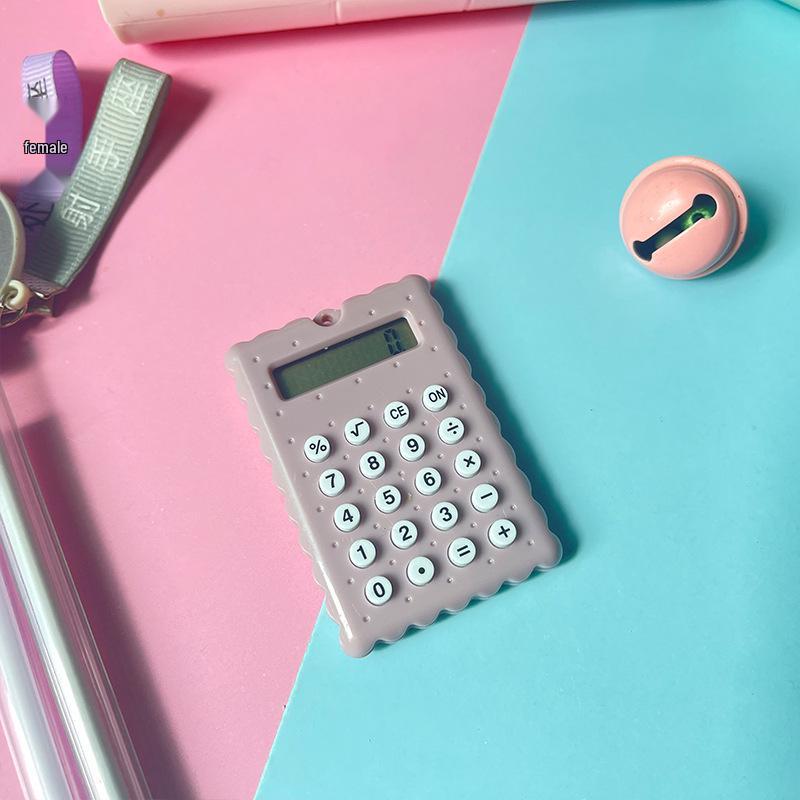 

Children s Ultra-Thin 8-Digit Mini Calculator - Candy Color Portable Pocket for Students