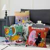Classic Movie B-Barbapapa Pillow Cover Sofa Cushion Cover Home Room Decoration Children Gift
