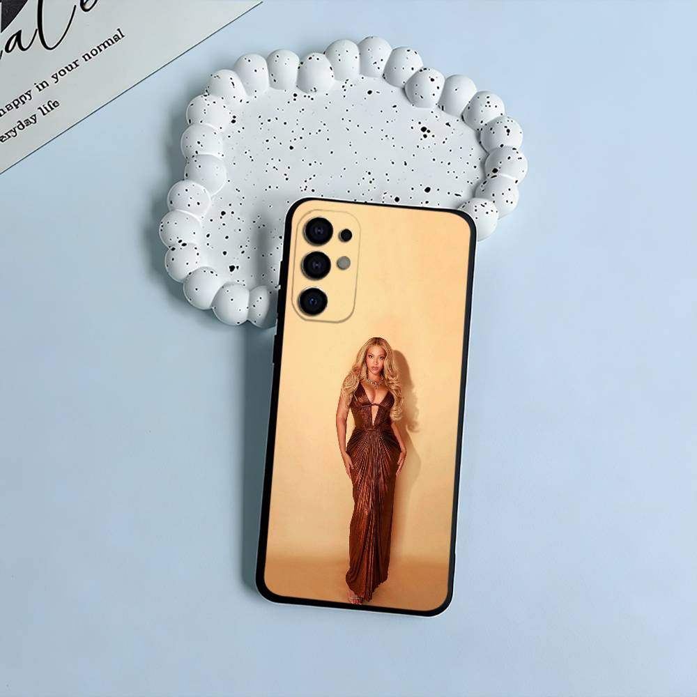 pop diva-B-eyoncé Phone Case For Samsung S25,S24,S21,S22,S23,S30,Ultra,S20,Plus,Fe,Lite,Black Soft Silicone