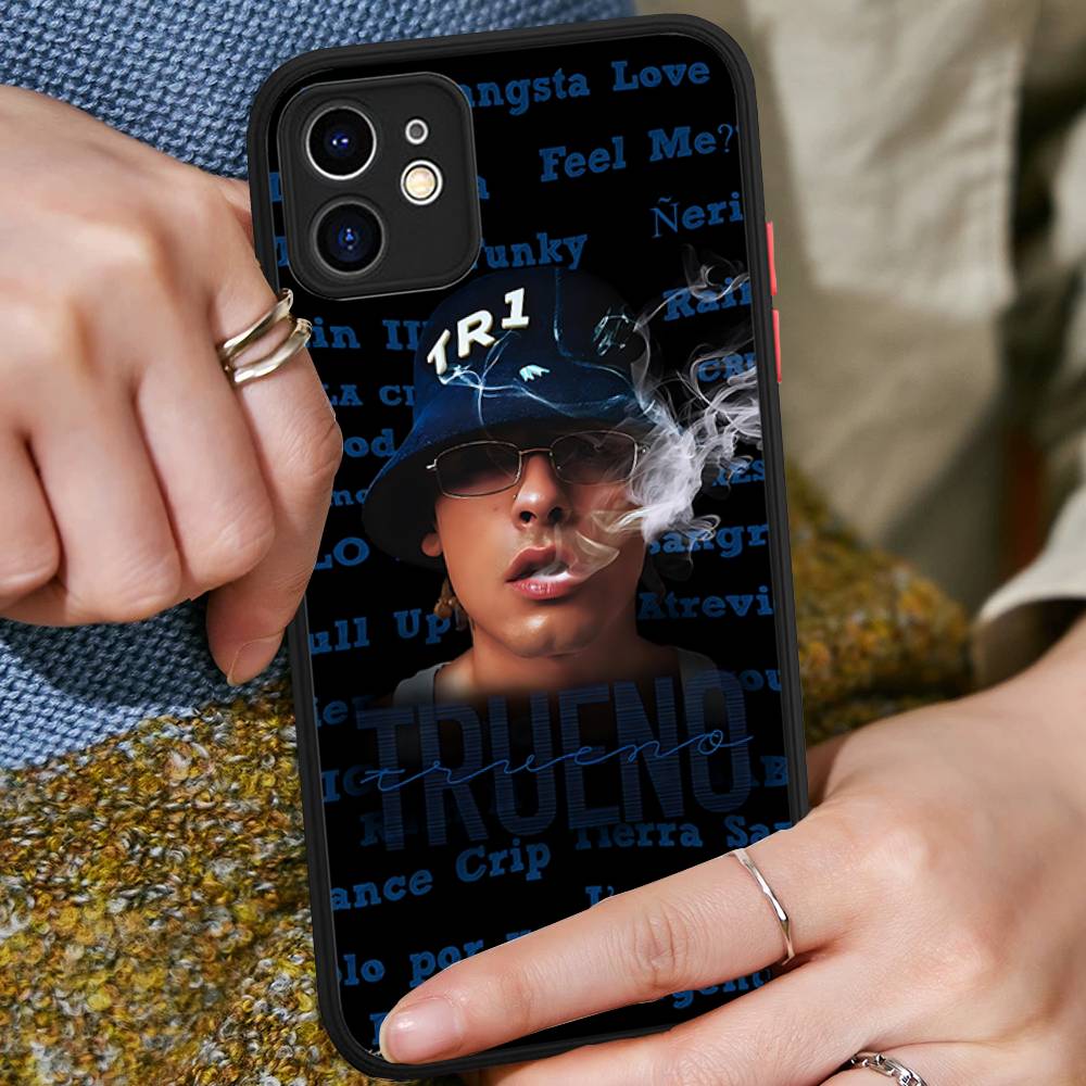 Trueno Rapper For IPhone 16 15 14 11 12 13 Pro Max Plus X XS MAX Matte Soft Back Phone Cover Case