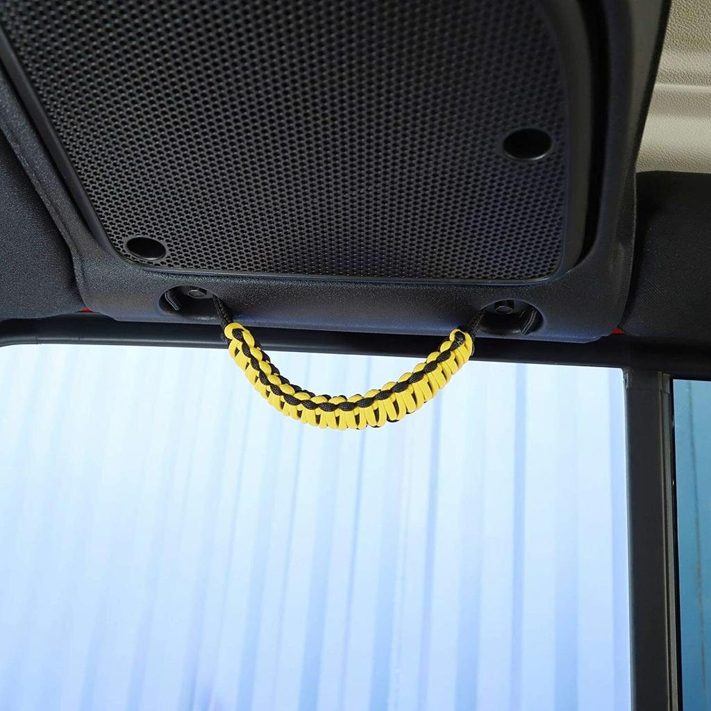 Yellow Roof Roll Bar Grab Handle Grip Handle For Jeep Wrangler JK JKU 2007-2017