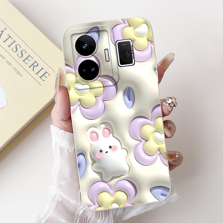 For Realme GT3 Case RMX3709 Cute Funny Cartoon Cover Soft Silicone Case For Realme GT Neo 5 Neo5 240W RealmeGT3 Back Cover Coque