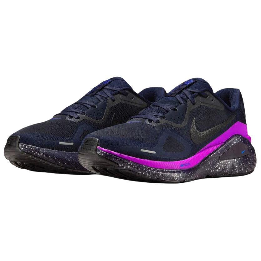 Nike Structure 26 SE Versatile Comfortable Running Shoes Men Sneakers Black Purple HQ7973-400
