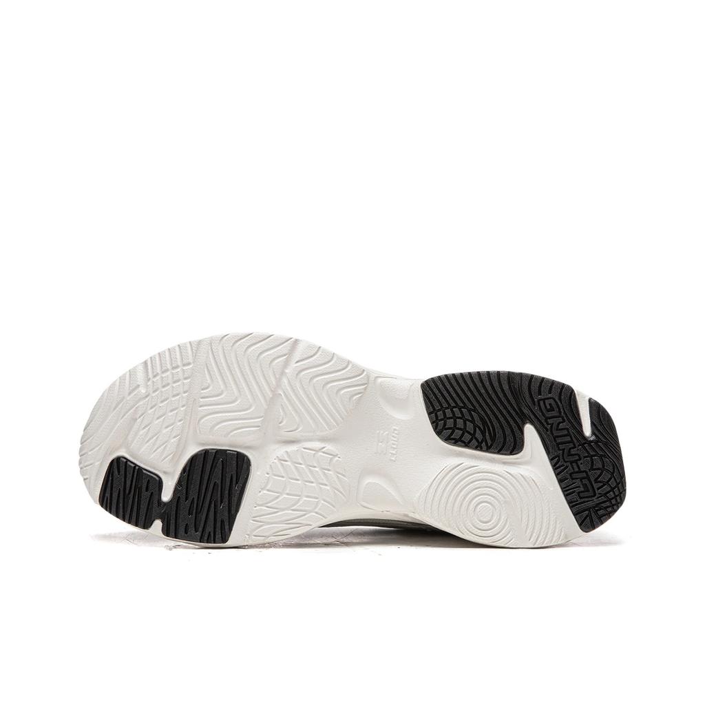 Li Ning Sports Lifestyle Serie Modetrend Stoßdämpfung Rebound Low Top Freizeitschuhe Herren Freizeitschuhe Hell-Silber AGLV173-2