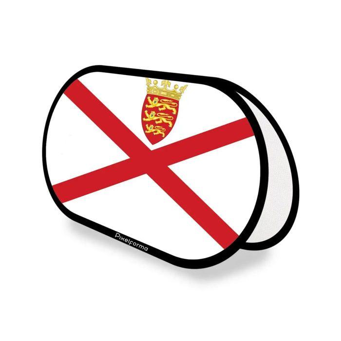 Drapeau - Jersey - Ovale - 70 x 120 cm - Polyester - Impression recto/verso