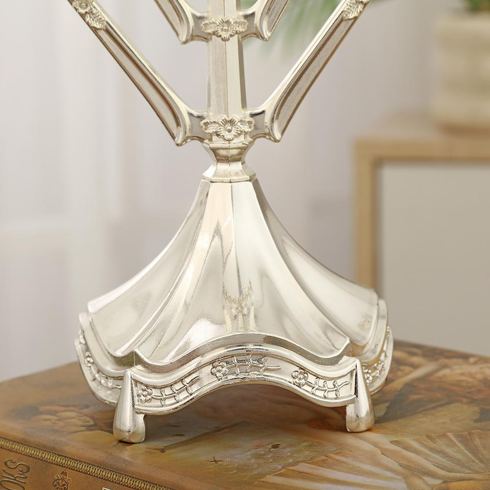 9 Branch Candle Holder 9 Head Candlestick Stand for for Hanukkah Menorah Candelabrum Christmas Party Wedding Celebration Decor