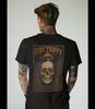 Trippy Skull Mushroom Unisex Tee, Stay Psychedelic, Alternative Graphic Shirt, Vintage Style Clothing