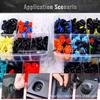 1215-Piece Universal Car Clip Set for Door Panels, Fenders, and Bumpers