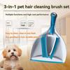 Multifunctional Pet Hair Cleaning Brush Set with Mini Dustpan for Efficient Fur Removal, Portable and Easy To Use