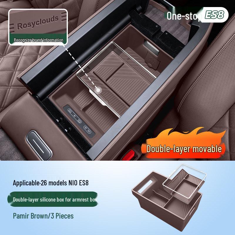 NIO ES8 Armrest Box Storage for 26 Models - Car Interior Center Console Organizer