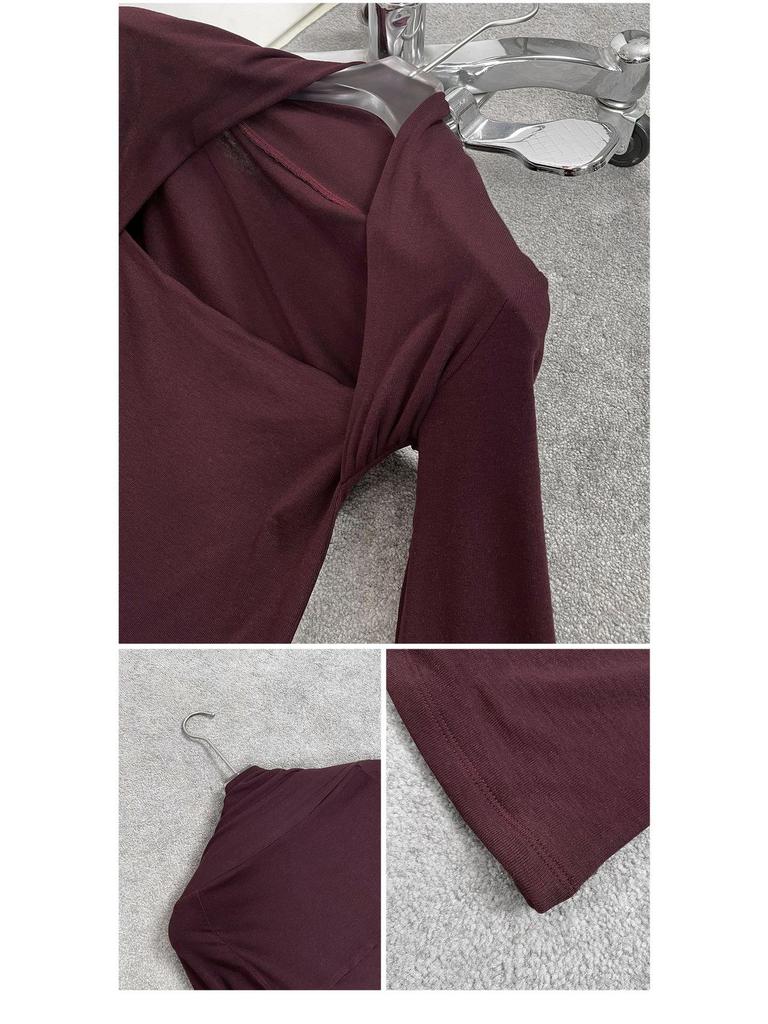 Original Lyocell Merino Wool Two-Piece Knitted Base Layer Top for Autumn/Winter