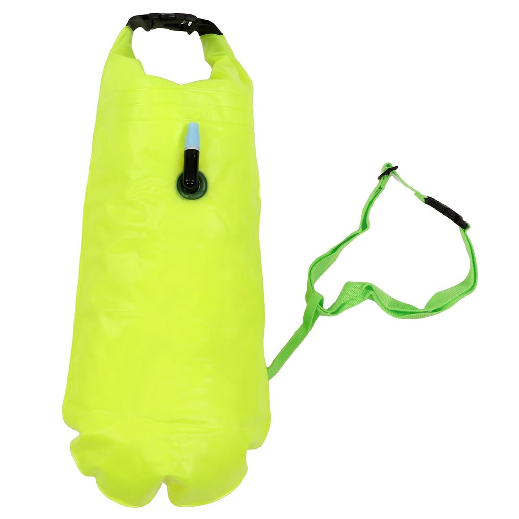 Swimming Buoy Open Water Swim Bubble Safety Float Bag High Visibility for Outdoor Water Sports